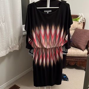 Maggie London multi coloured dress, Sz 10